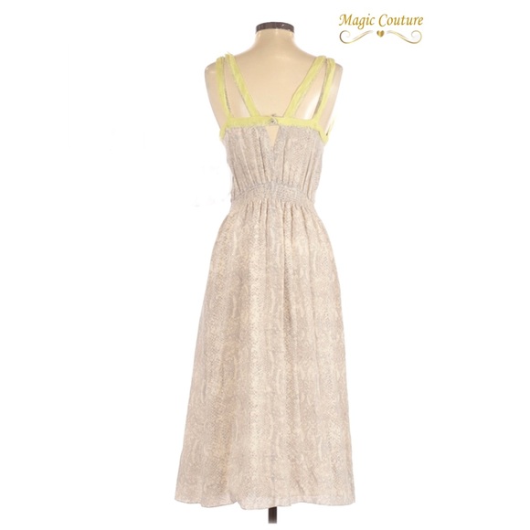 ❌SOLD❌Rebecca Taylor 100% Silk Sleeveless Flowy Dress🤍⭐️🤍 - Picture 2 of 15